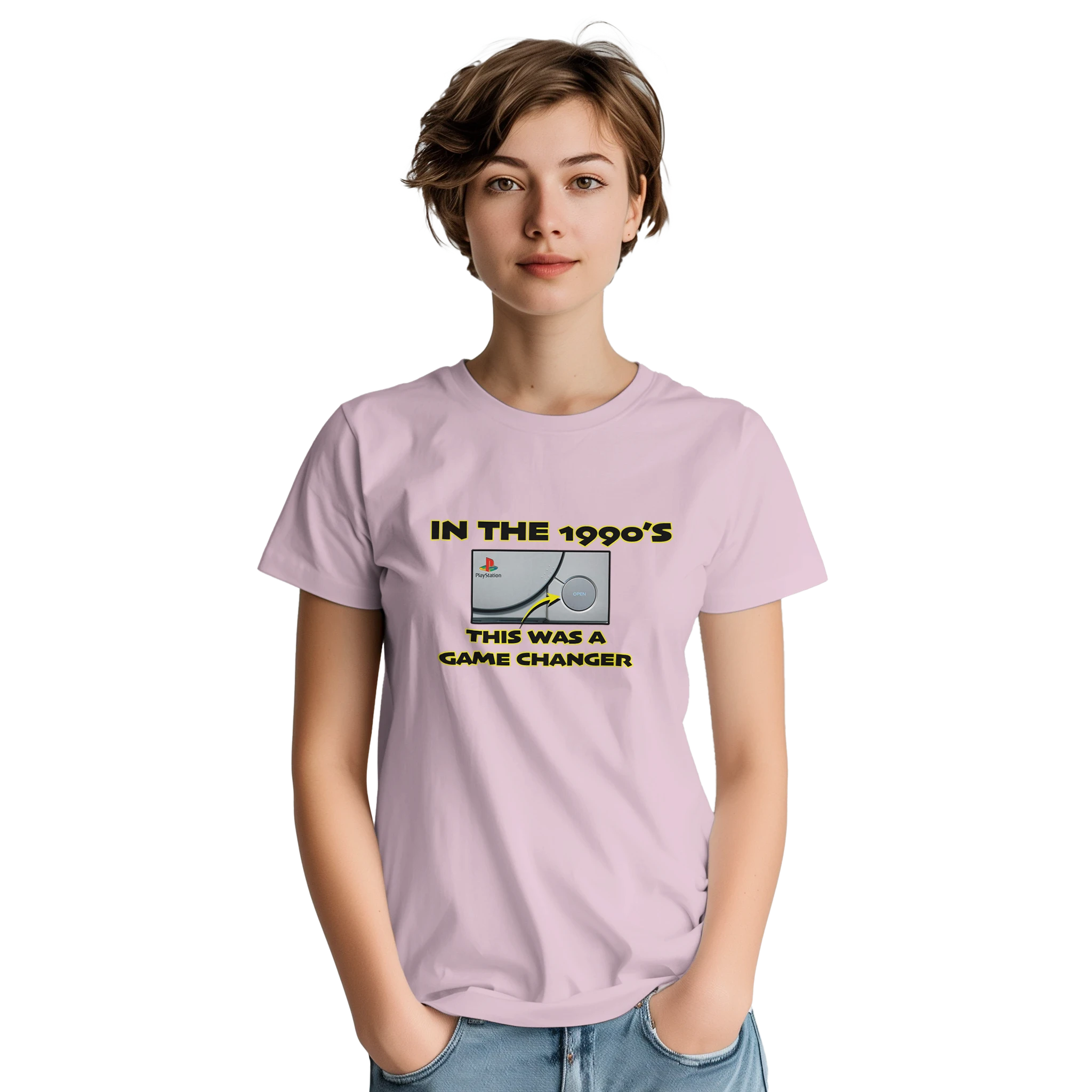 GAME CHANGER! NOVELTY TSHIRT LIGHT PINK