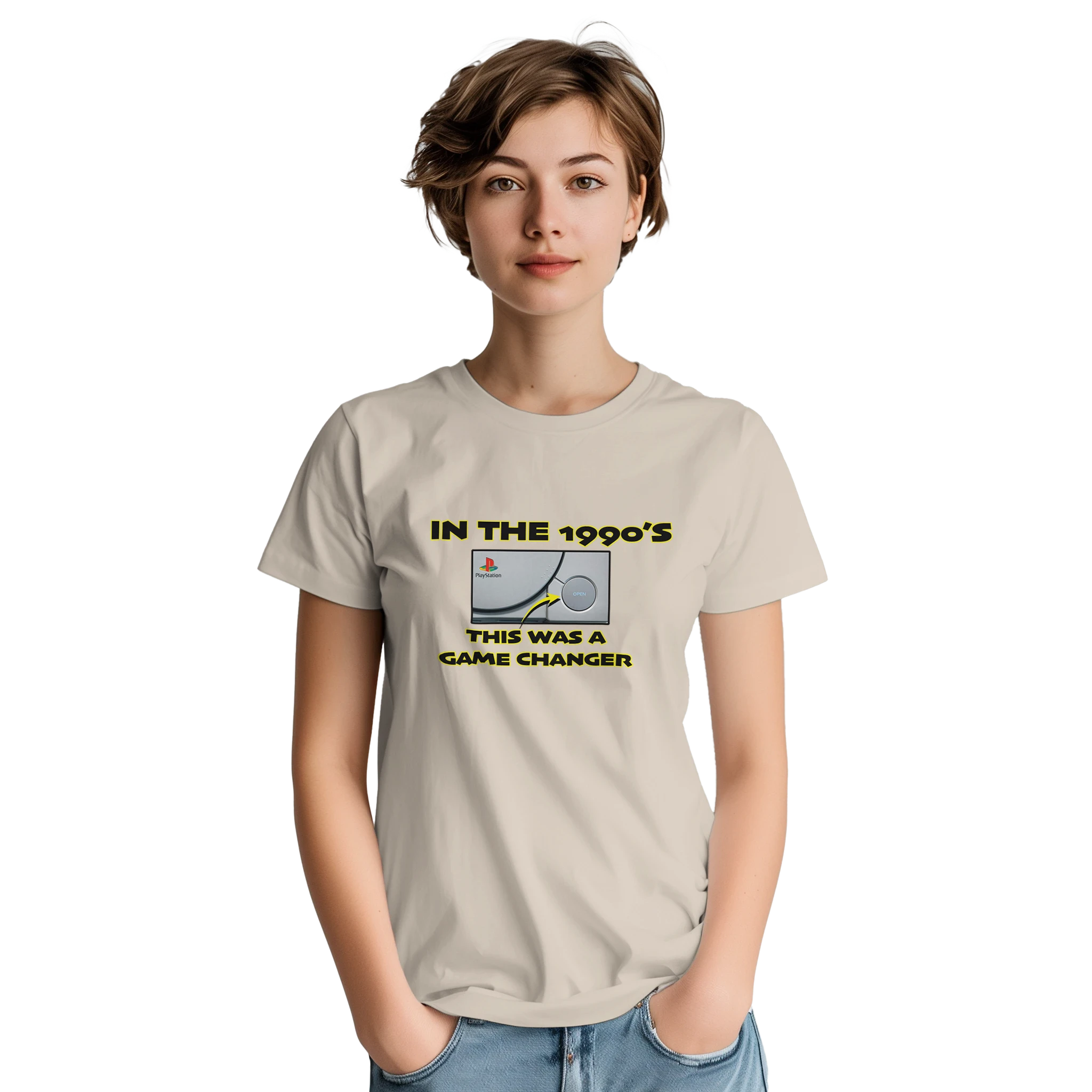 GAME CHANGER! NOVELTY TSHIRT WHITE