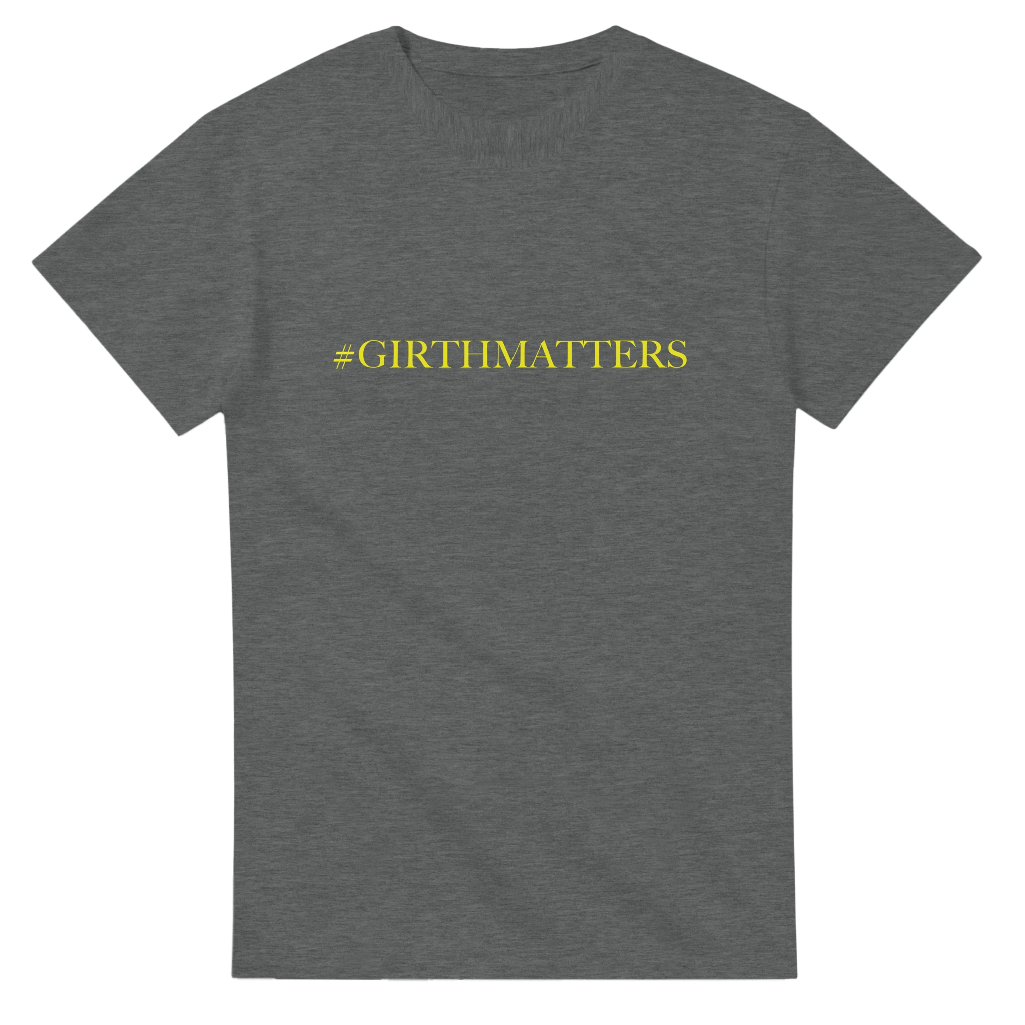 #GIRTHMATTERS adult novelty tshirt sex graphite grey 3