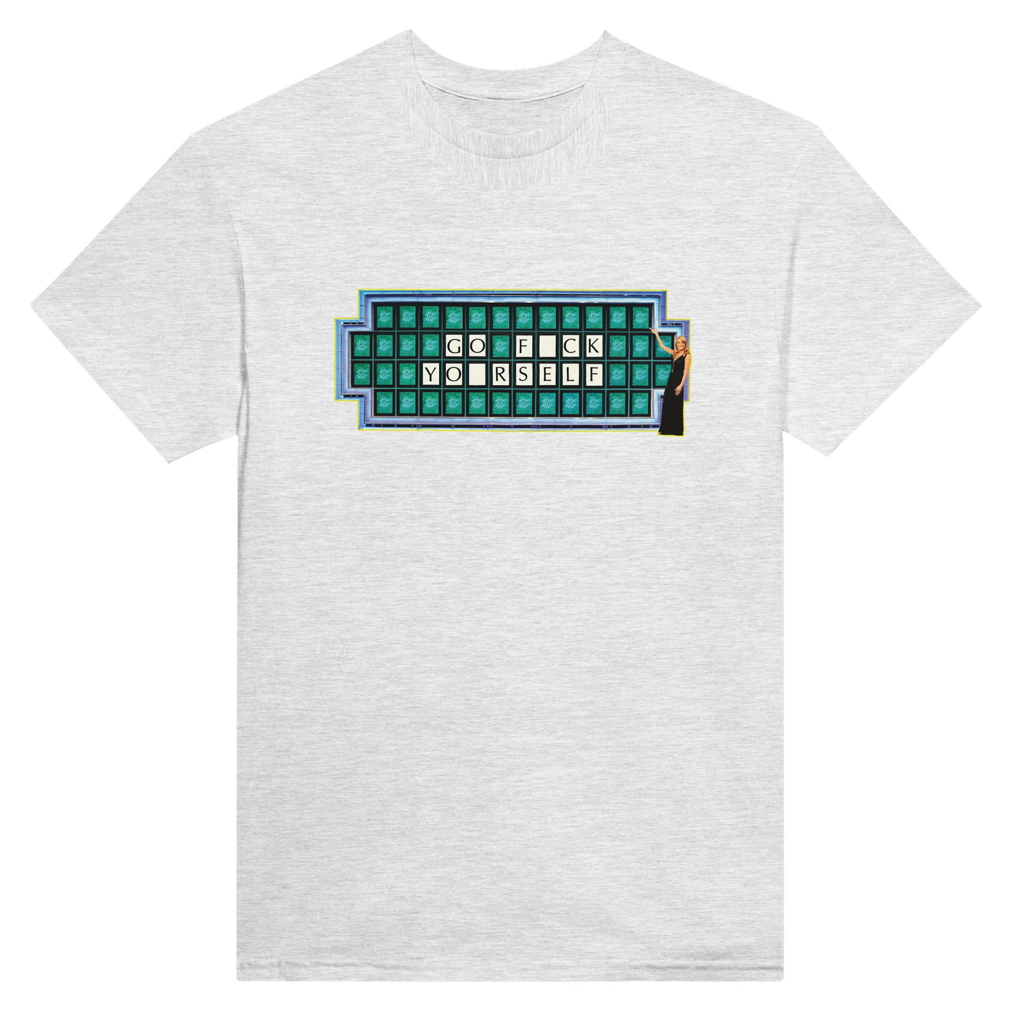 GO FUCK YOURSELF ADULT NOVELTY MEME TSHIRT ASH GREY