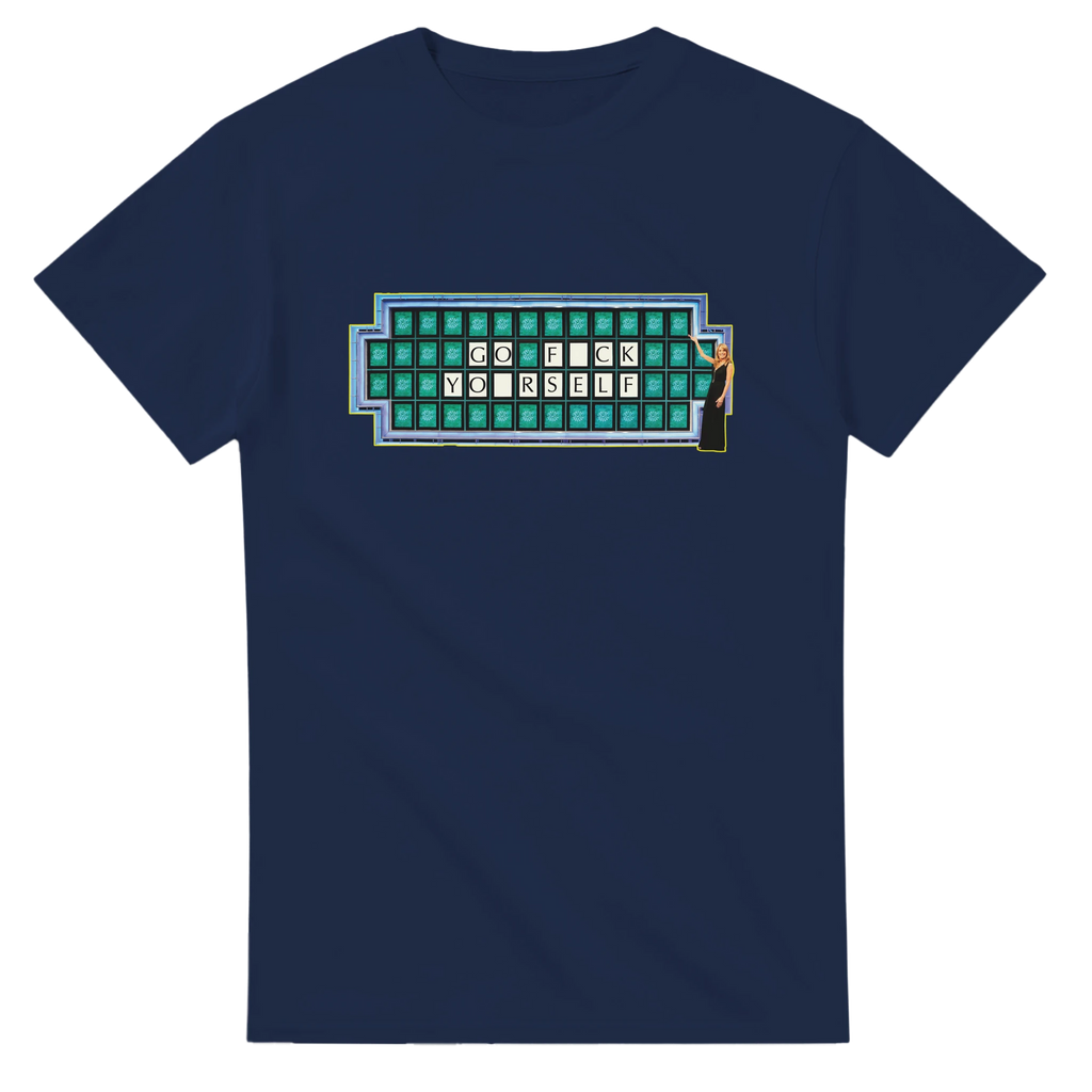 GO FUCK YOURSELF ADULT NOVELTY MEME TSHIRT FOREST NAVY BLUE 7