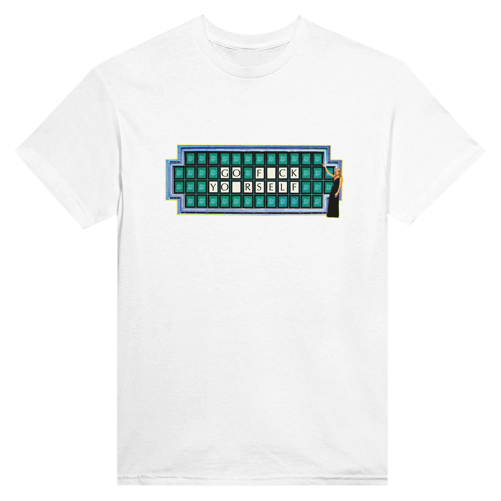GO FUCK YOURSELF ADULT NOVELTY MEME TSHIRT WHITE