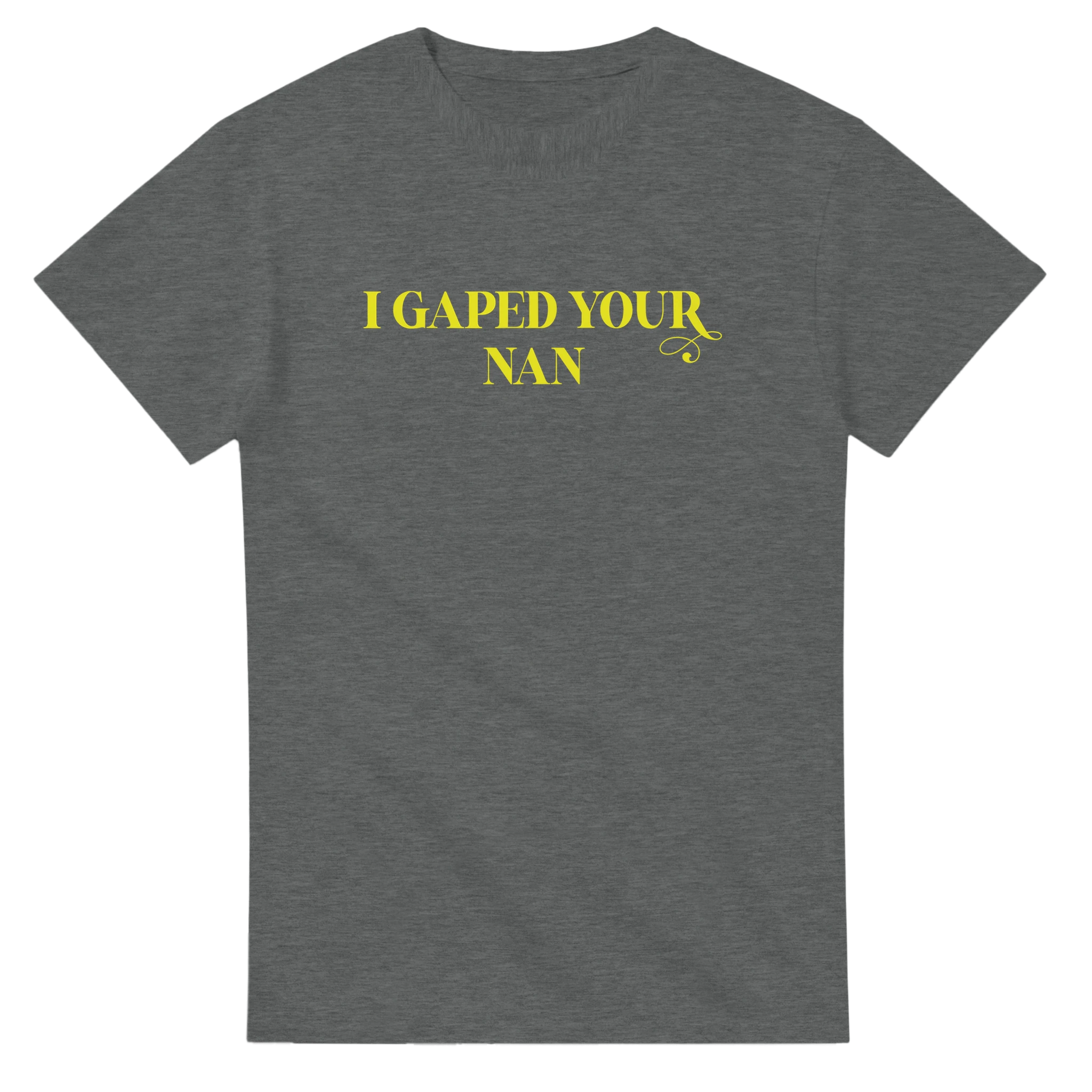 I GAPED YOUR NAN GRAPHITE HEATHER 2