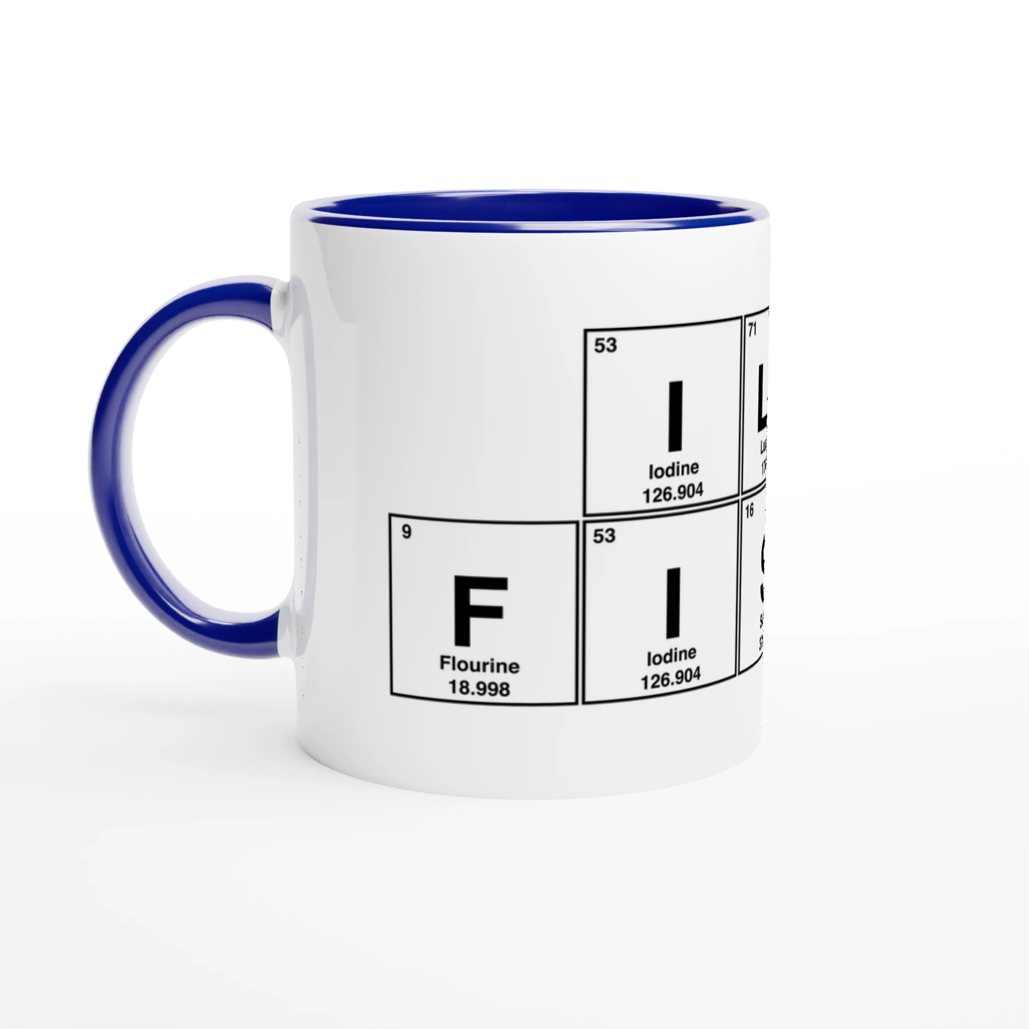 I LuV FISTIn periodic table mug cup adult sex novelty