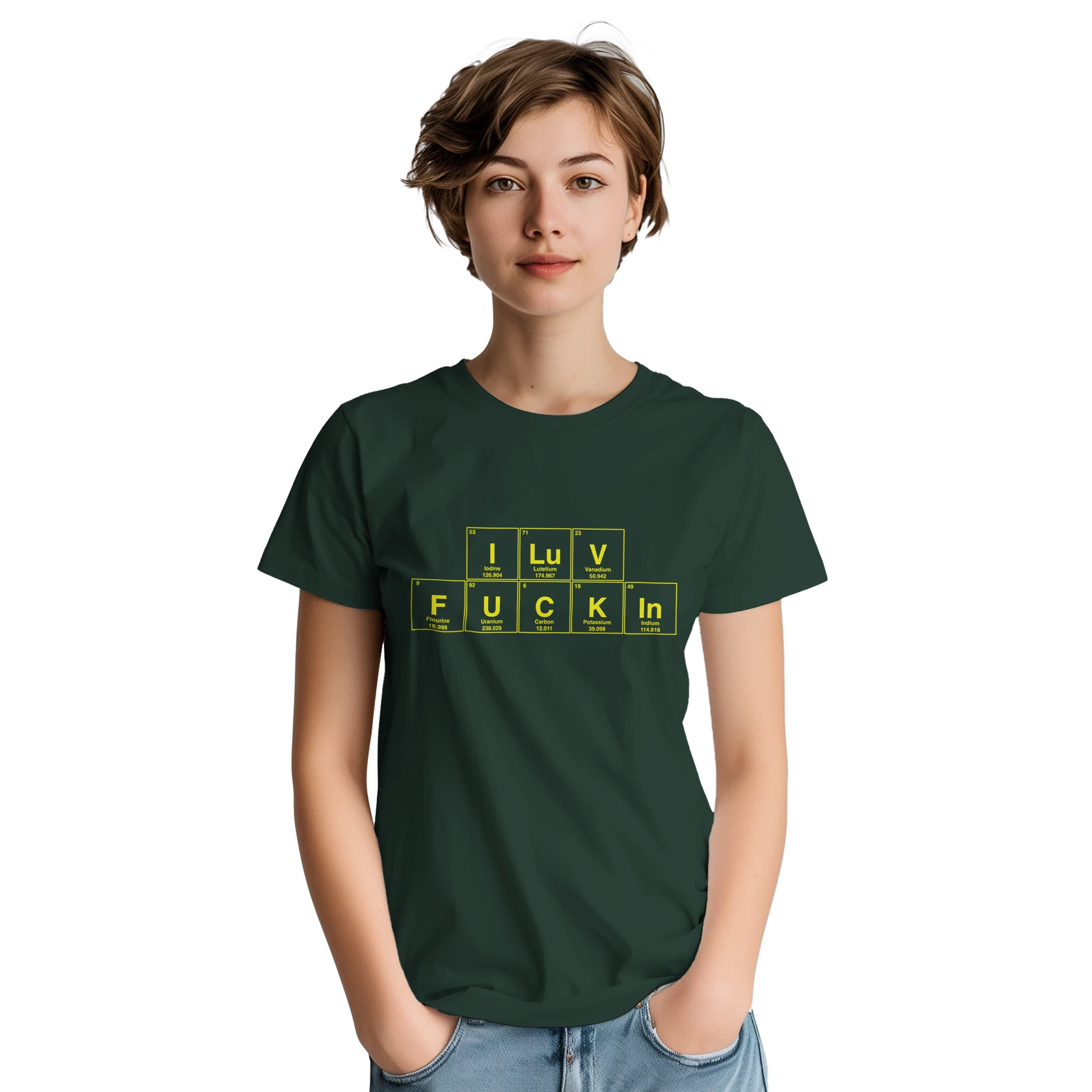 I LuV FUCKIn periodic table adult novelty tshirt sex