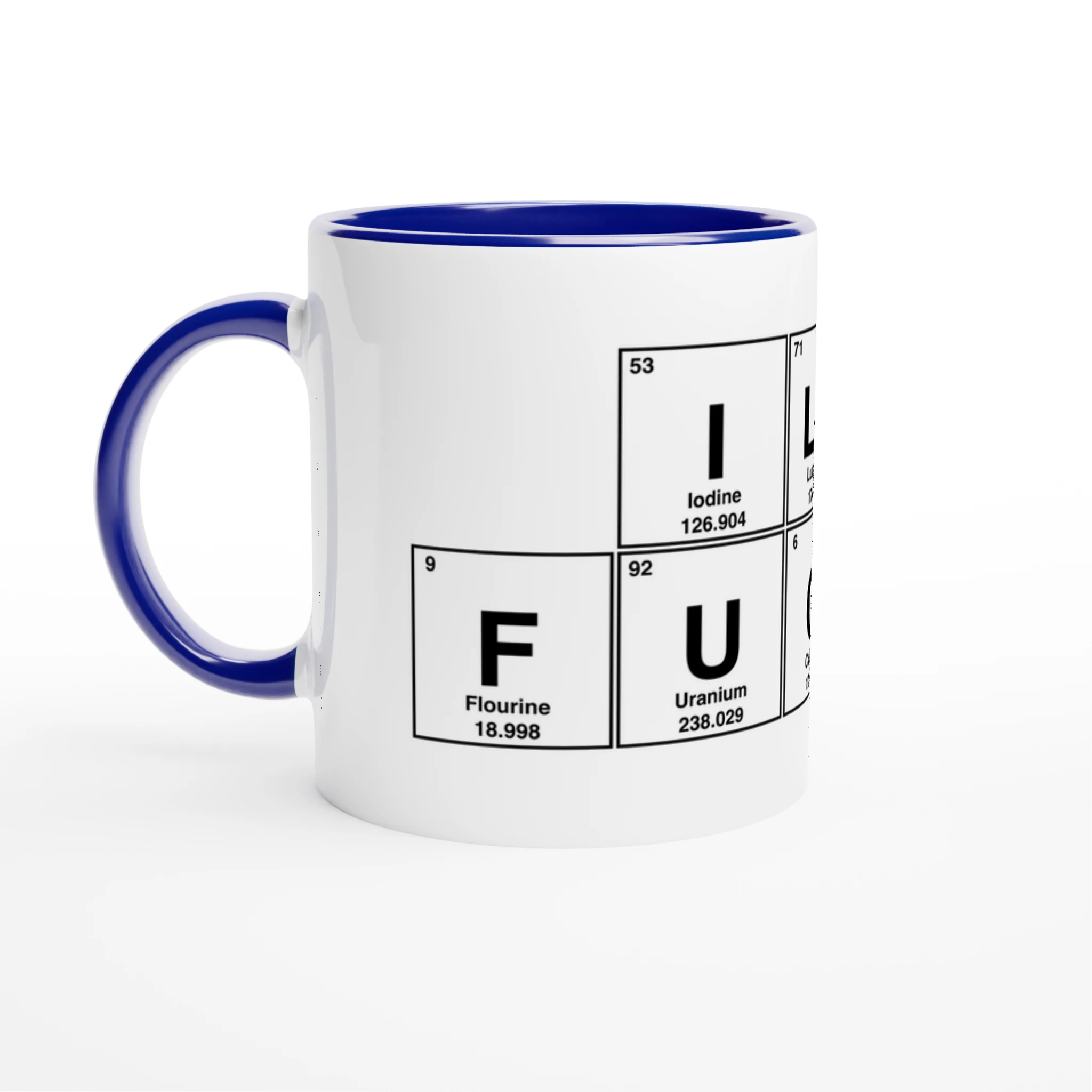 I LuV FUCKIn periodic table mug cup adult sex novelty blue