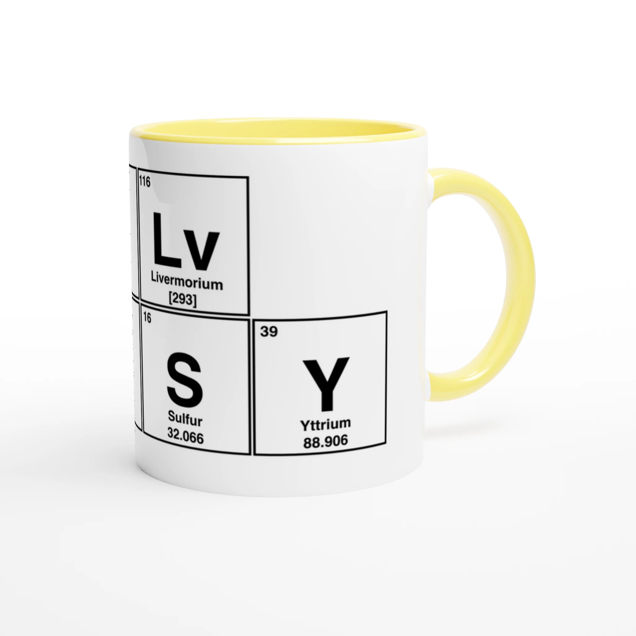 I Lv PuSSY periodic table adult novelty cup tea coffee 4
