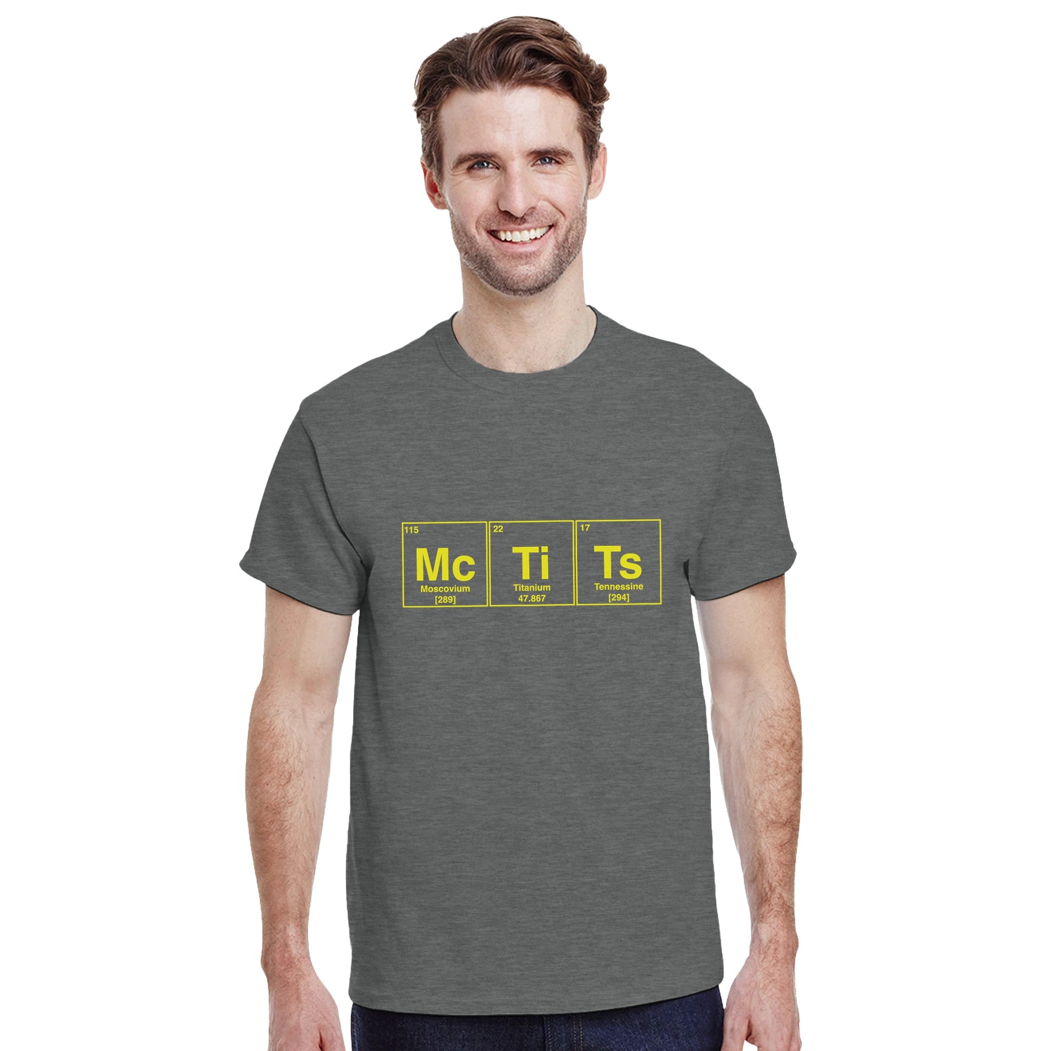McTiTs periodic table adult novelty dark grey