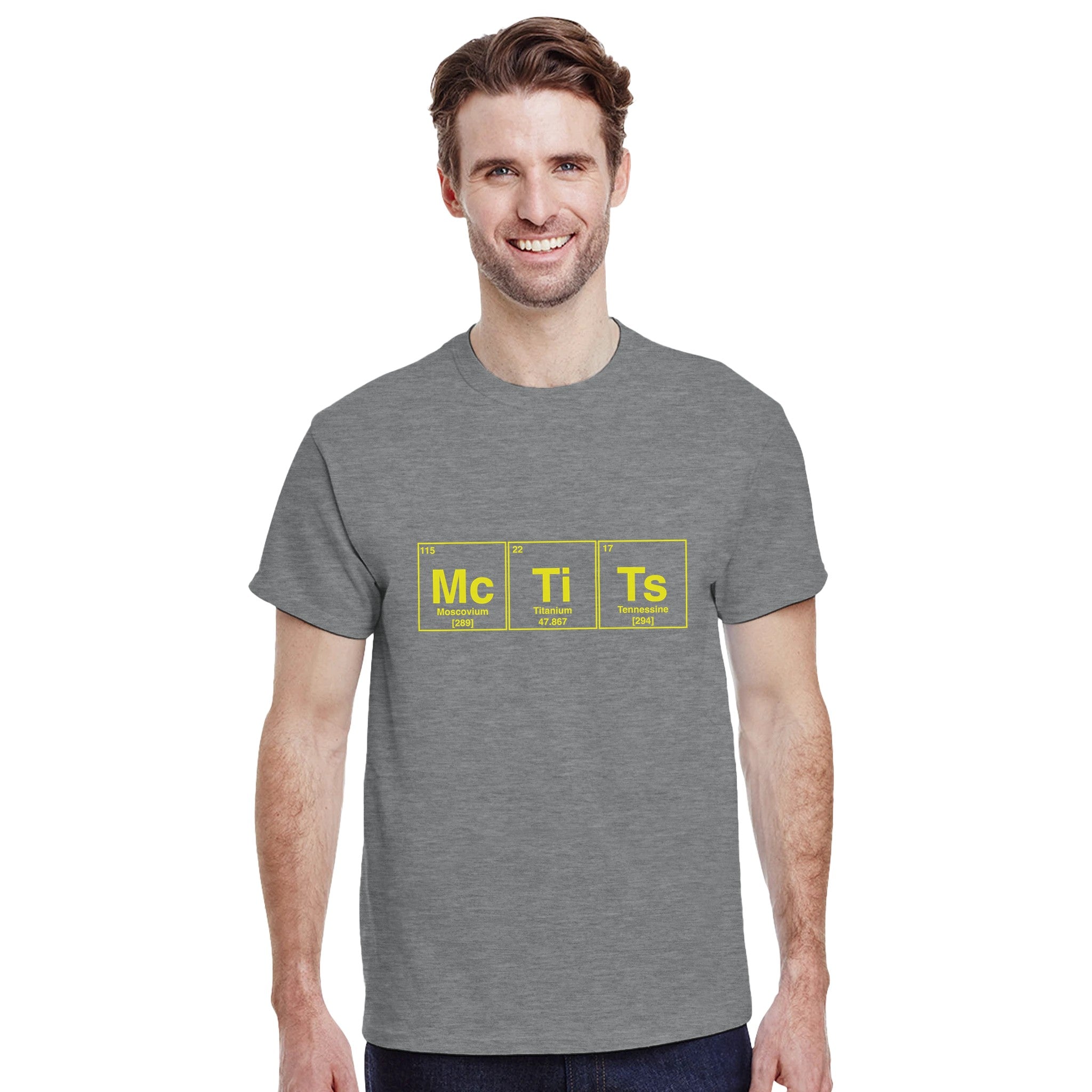 McTiTs periodic table adult novelty sport grey