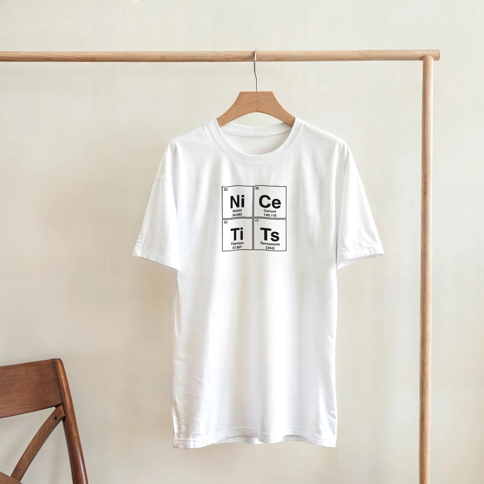 NiCe TiTs periodic table adult novelty tshirt sex white 3