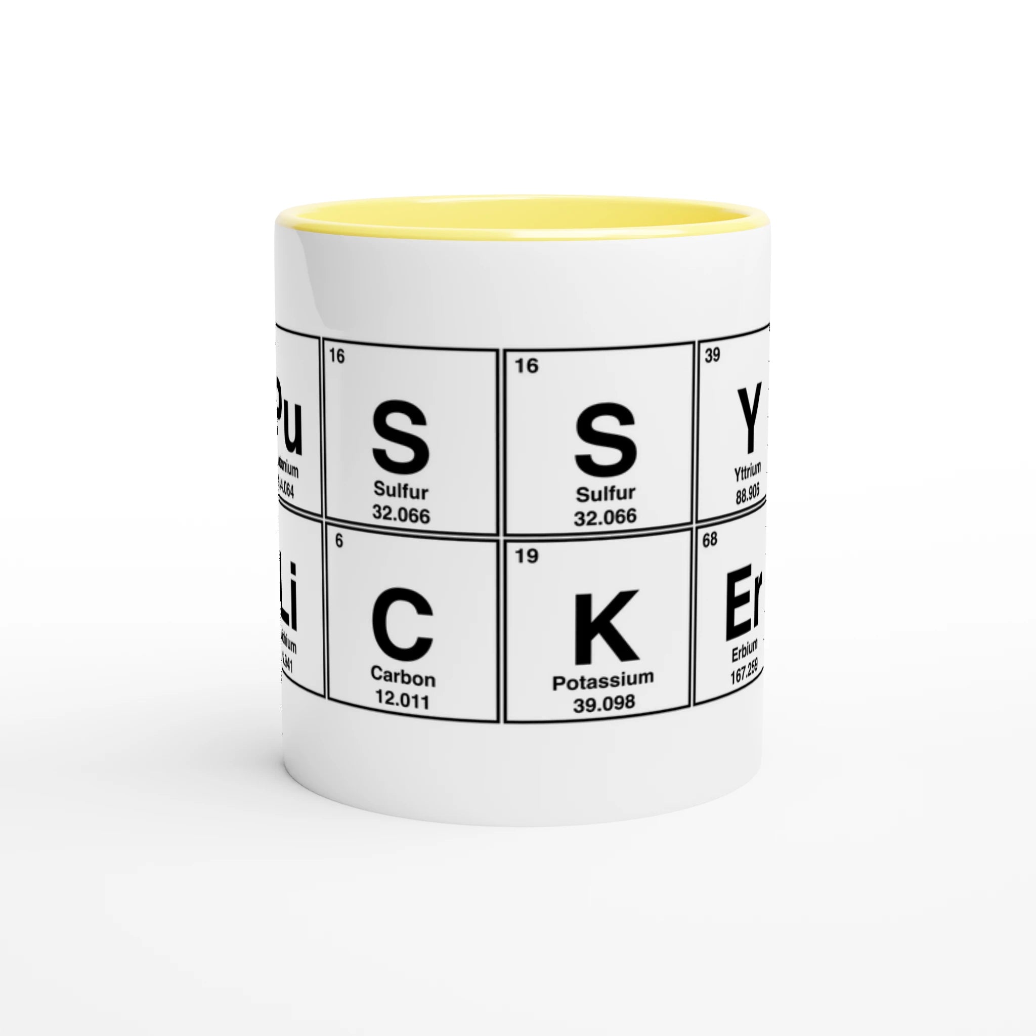 PuSSY LiCKEr periodic table cup adult novelty tea coffee 3