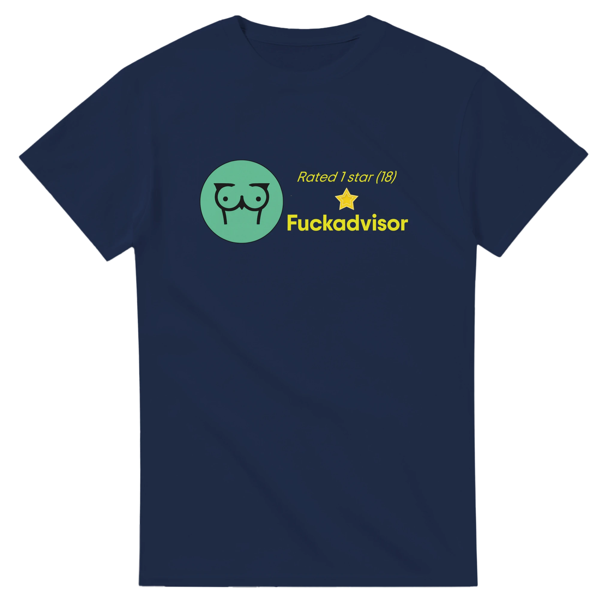 RATED 1 STAR ON FUCKADVISOR (18) adult novelty tshirt sex