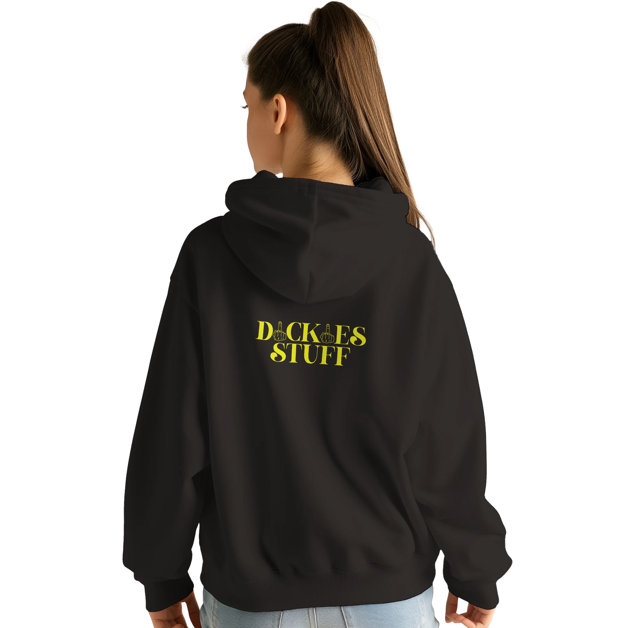 RATED 5 STARS ON TITSPILOT 69 EDITION ADULT NOVELTY HOODIE BLACK DETAIL FEMALE