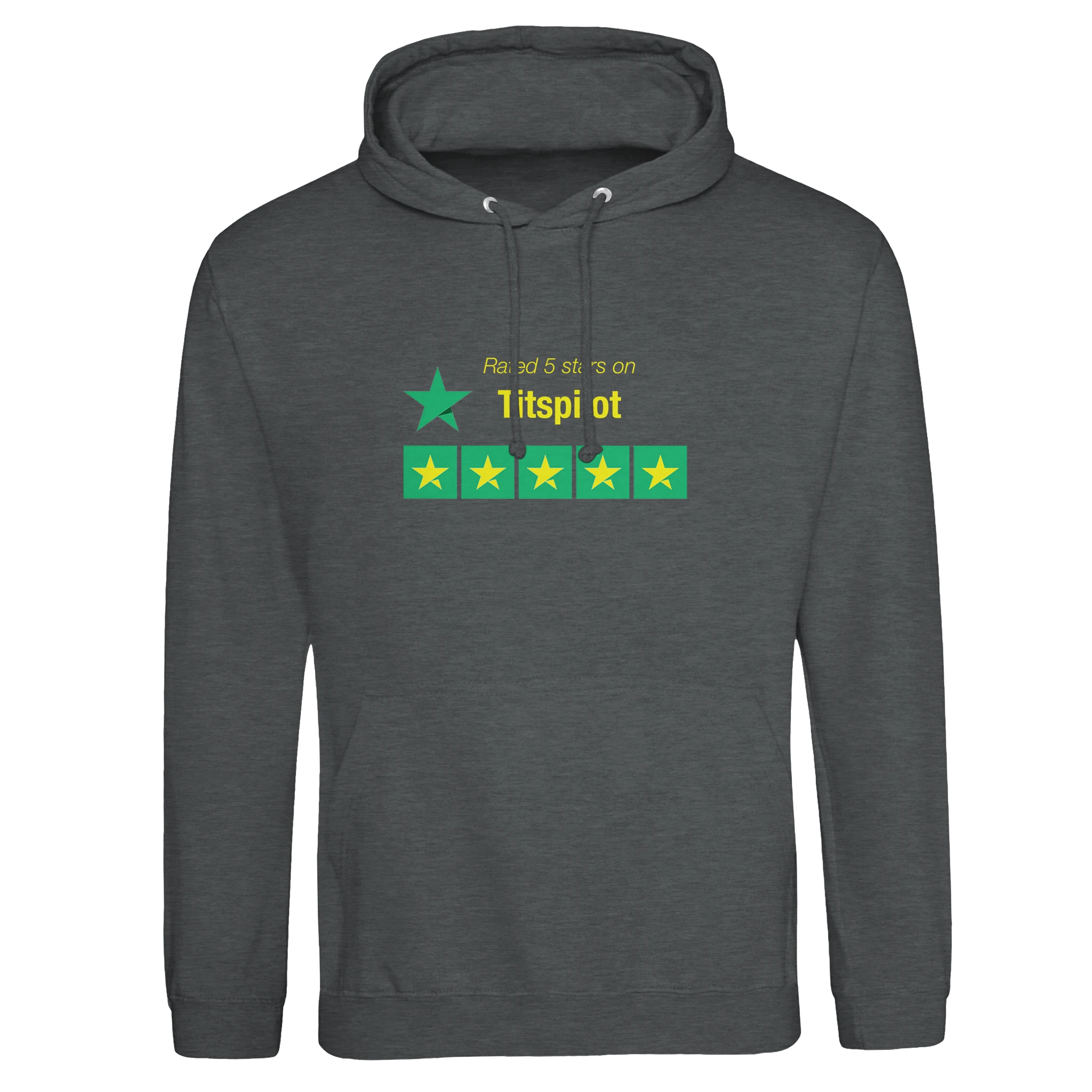 RATED 5 STARS ON TITSPILOT ADULT HODDIE NOVELTY GREY