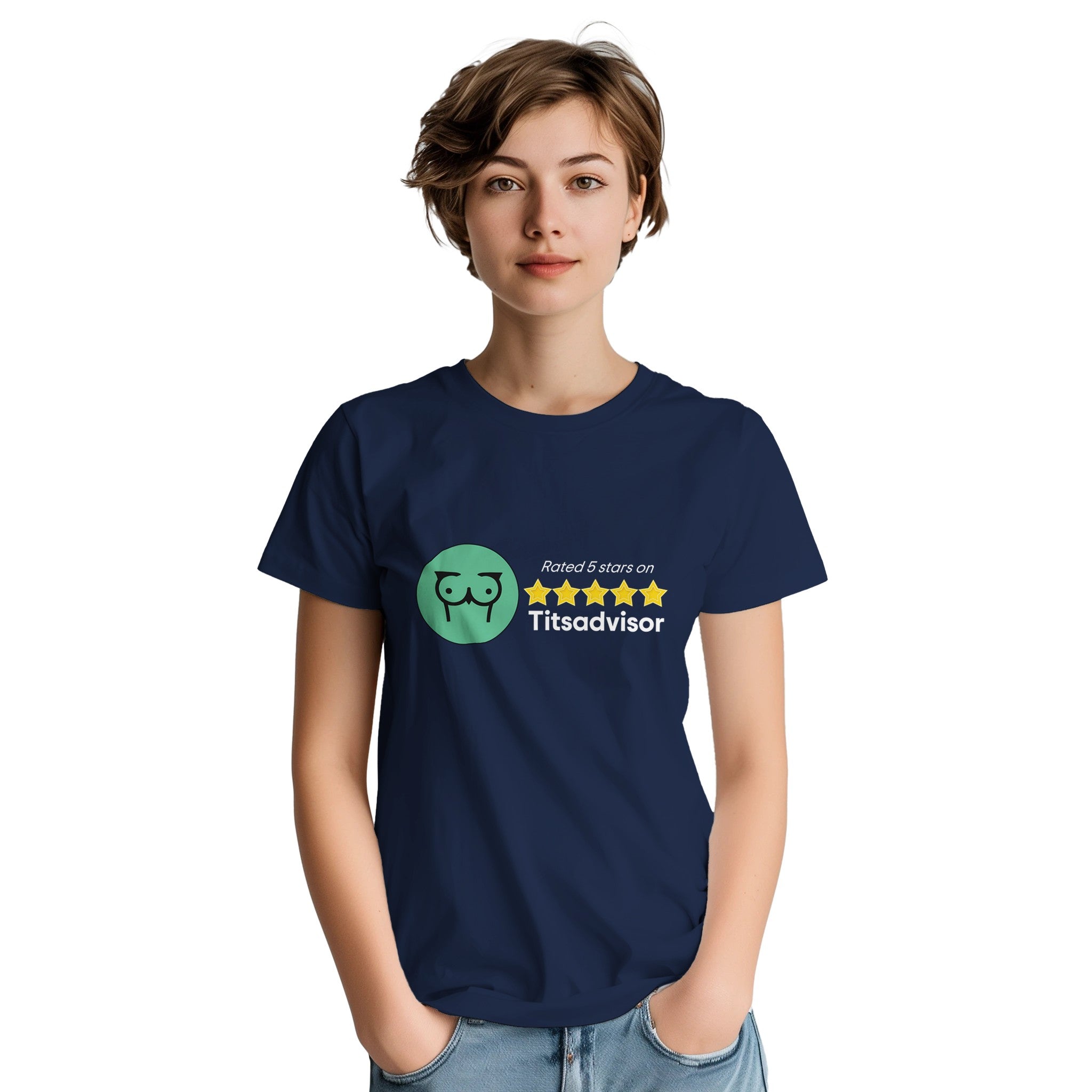 Rated 5 Stars on Titsadvisor adult novelty tshirt