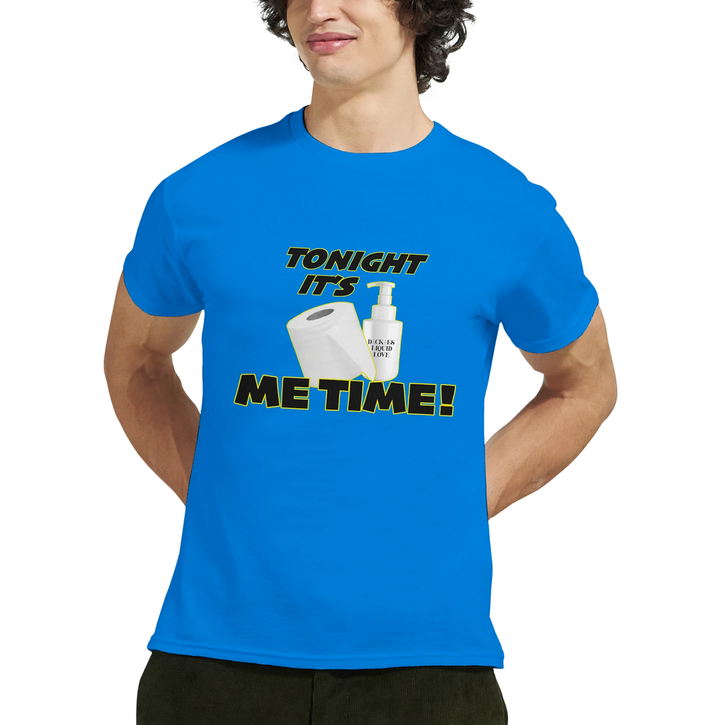TONIGHT IT'S ME TIME! GUYS EDITION! ADULT NOVELTY TSHIRT ROYAL BLUE 2