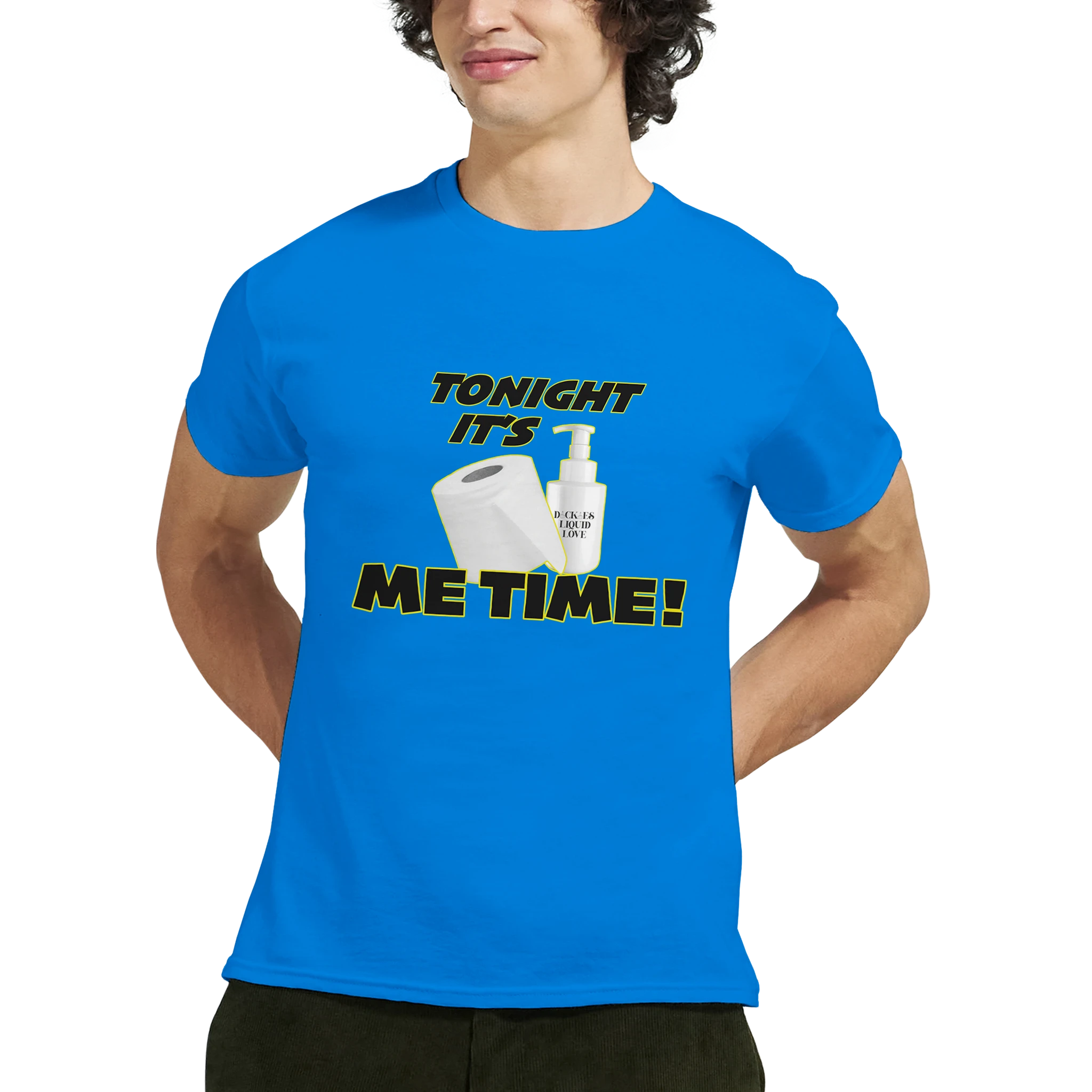 TONIGHT IT'S ME TIME! GUYS EDITION! ADULT NOVELTY TSHIRT ROYAL BLUE 2