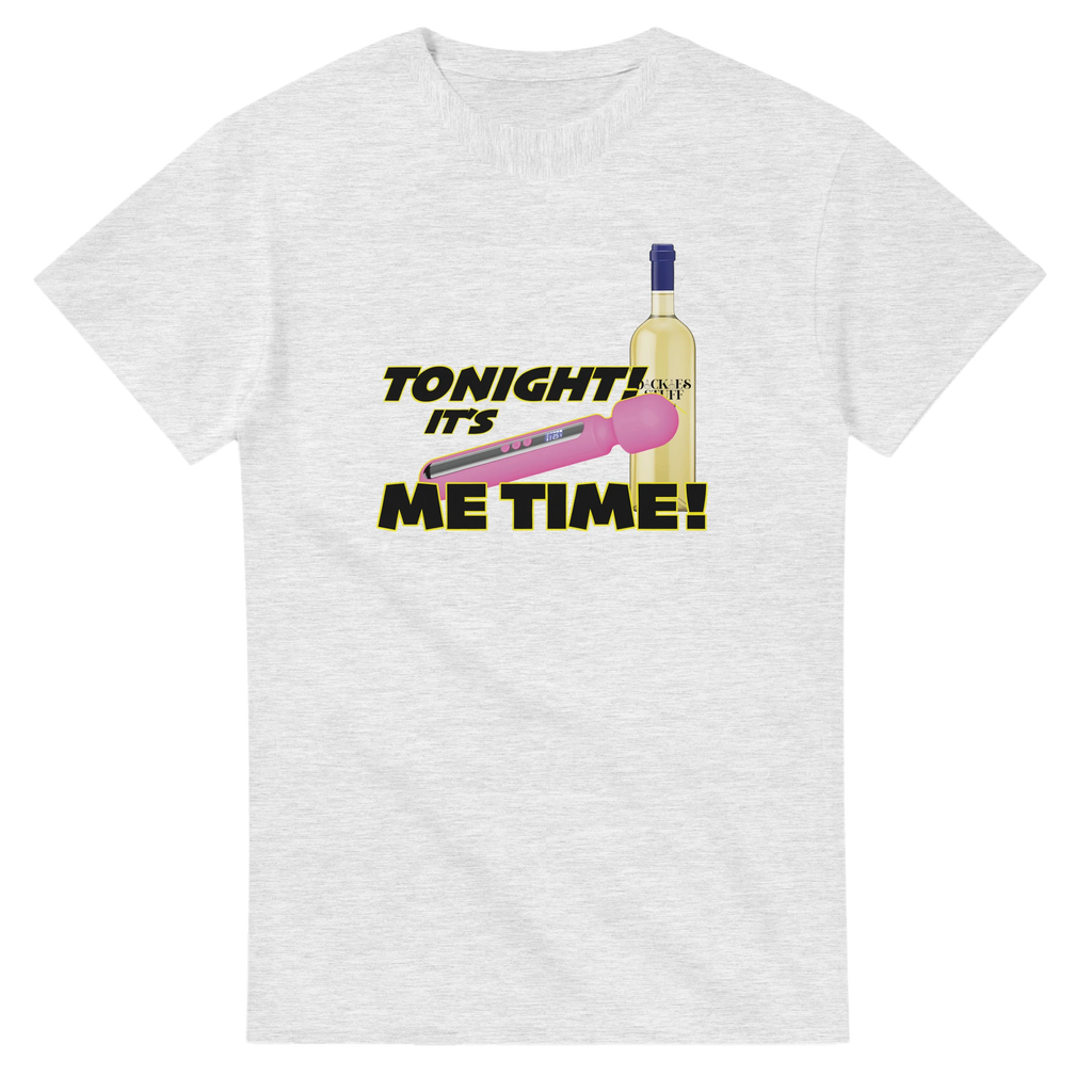 TONIGHT IT'S ME TIME! LADIES EDITIONS NOVELTY ADULT SHIRT ASH GREY 3