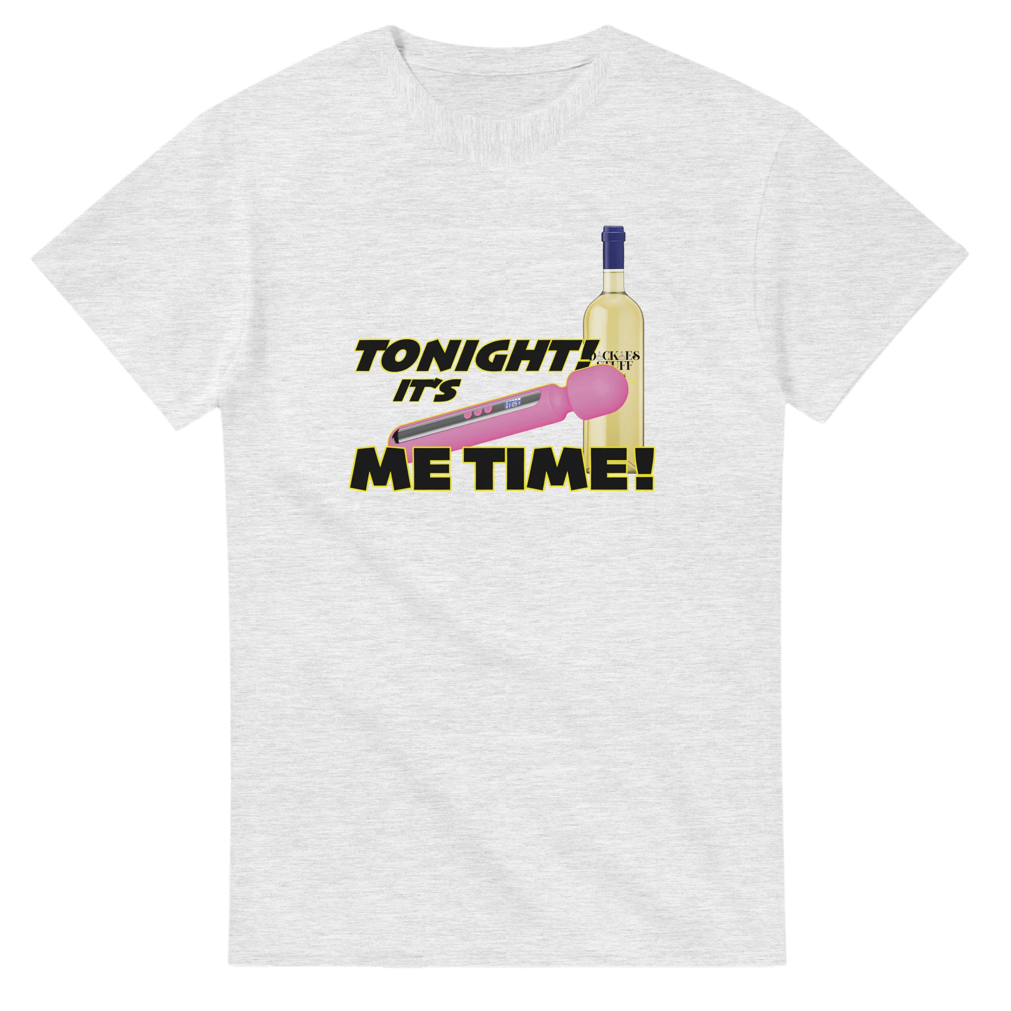 TONIGHT IT'S ME TIME! LADIES EDITIONS NOVELTY ADULT SHIRT ASH GREY 3
