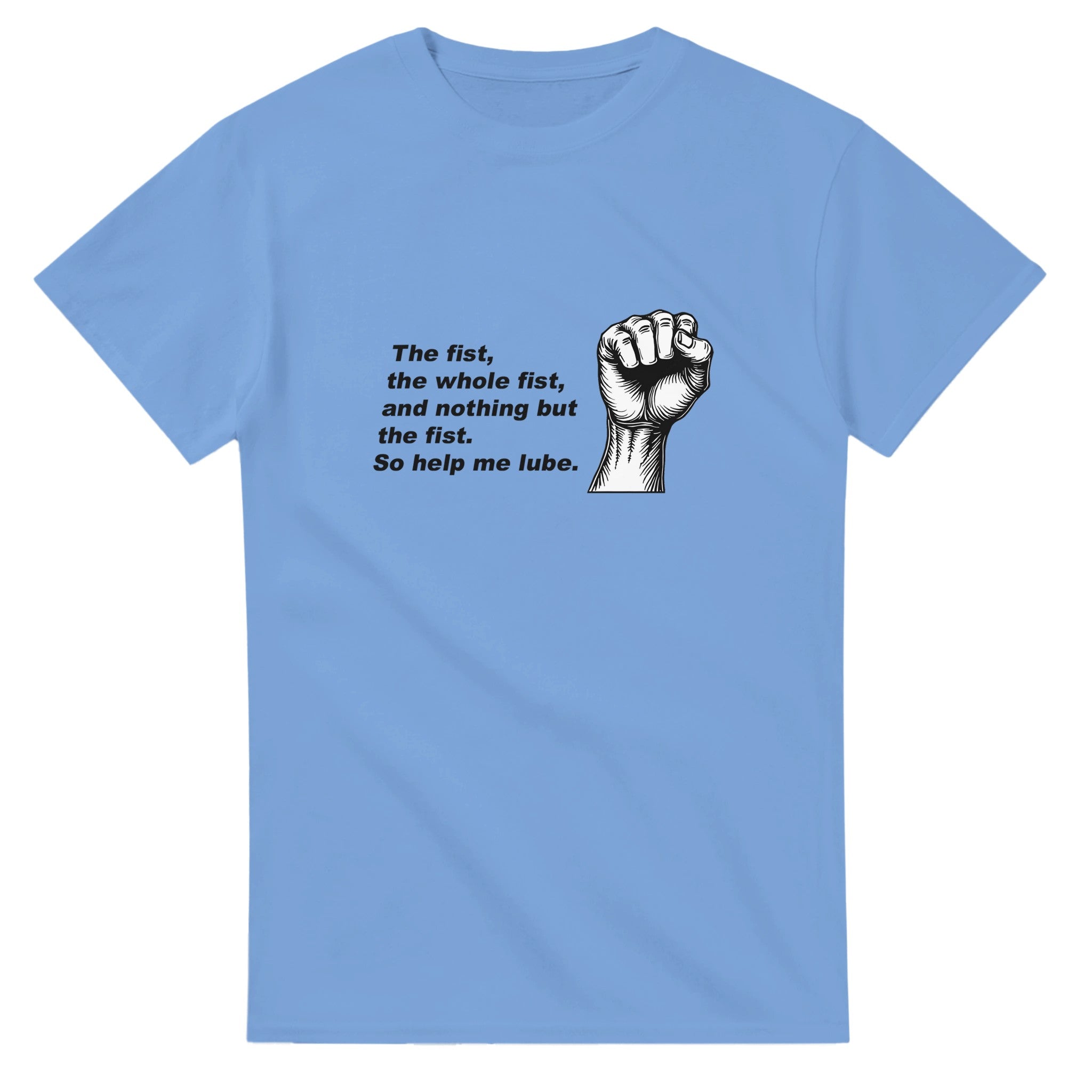 The Fist The Whole Fist and Nothing But the Fist, So Help Me Lube light blue 2