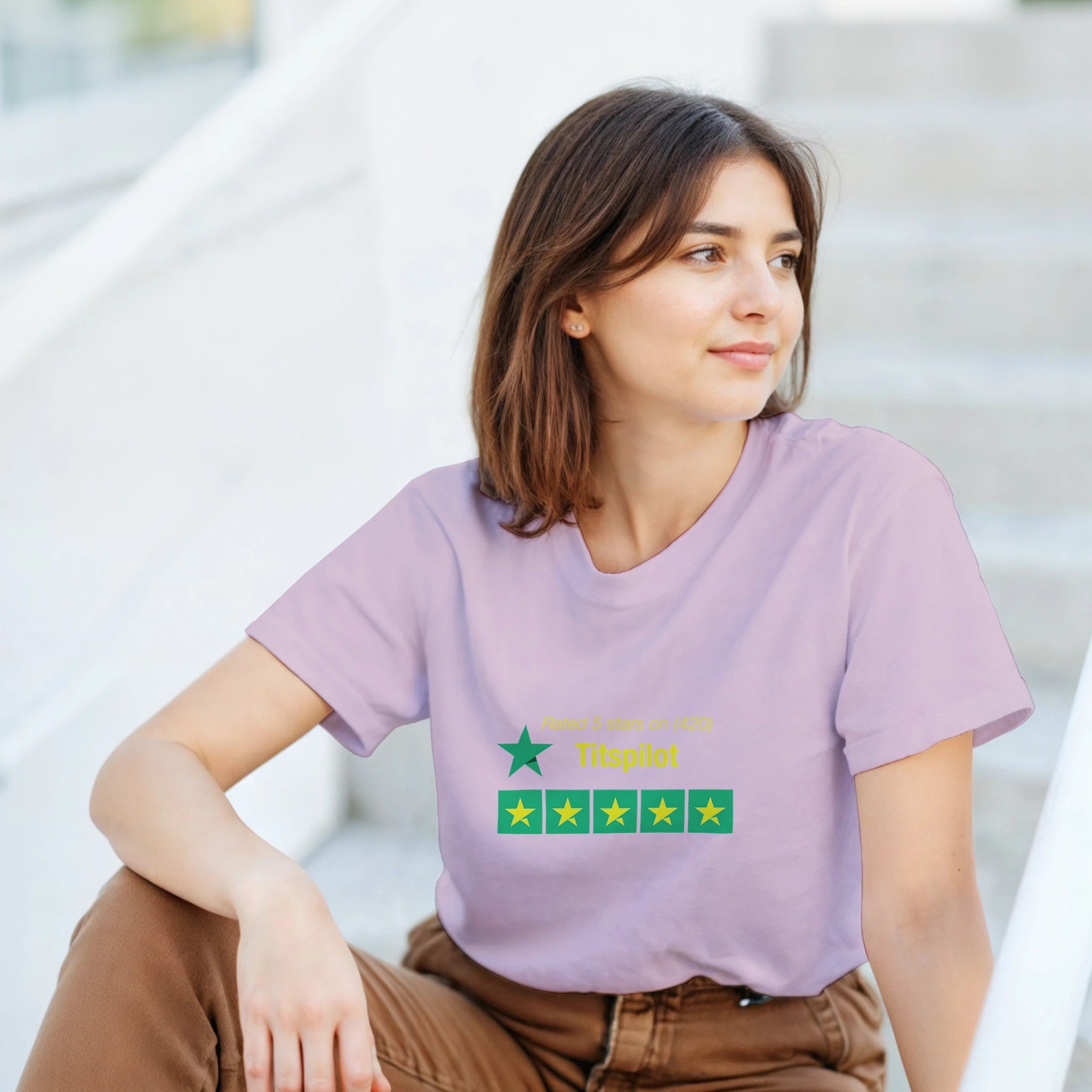 Titspilot rated 5 stars 420 Edition! adult novelty tshirt review pink