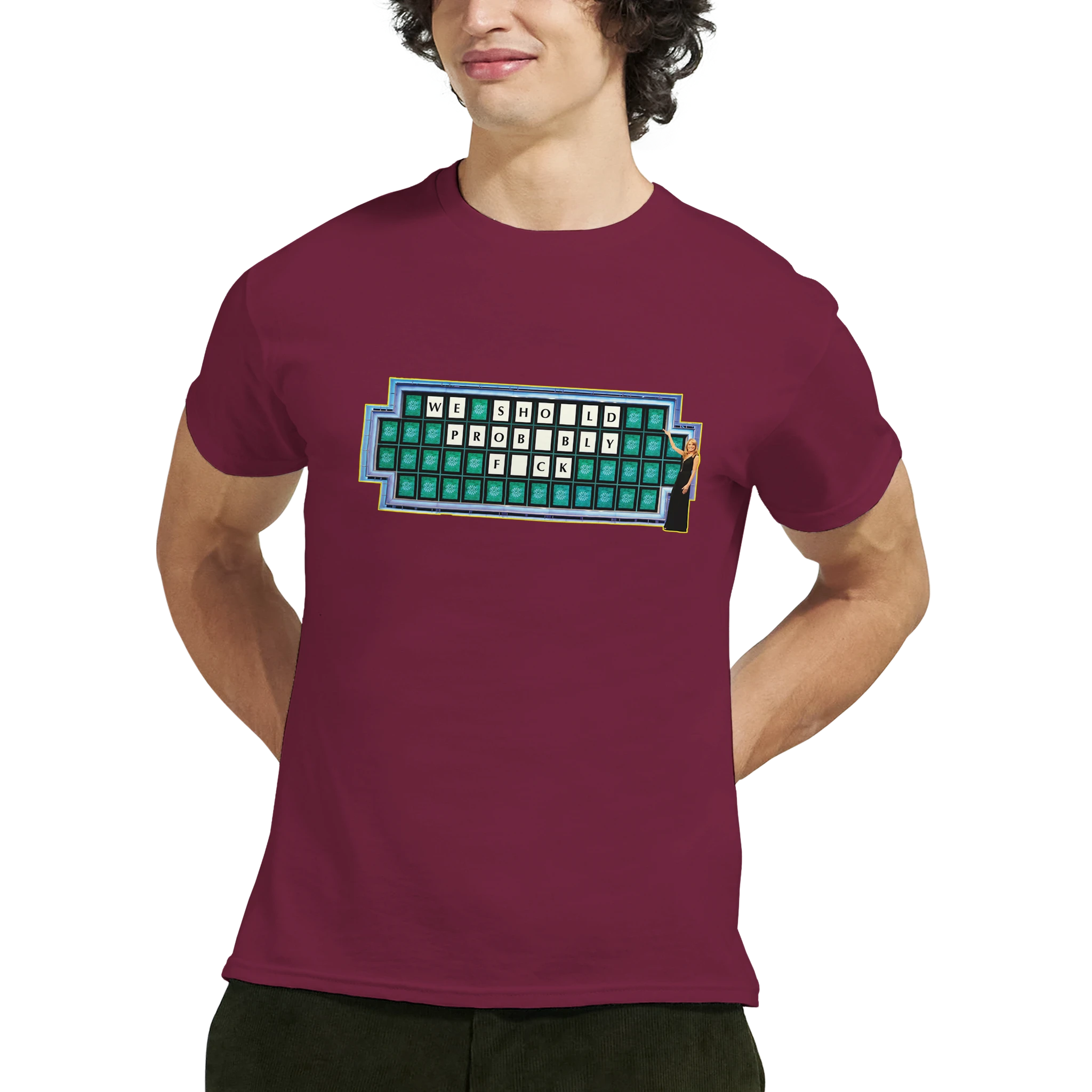 WE SHOULD PROBABLY FUCK ADULTY NOVELTY MEME BURGUNDY