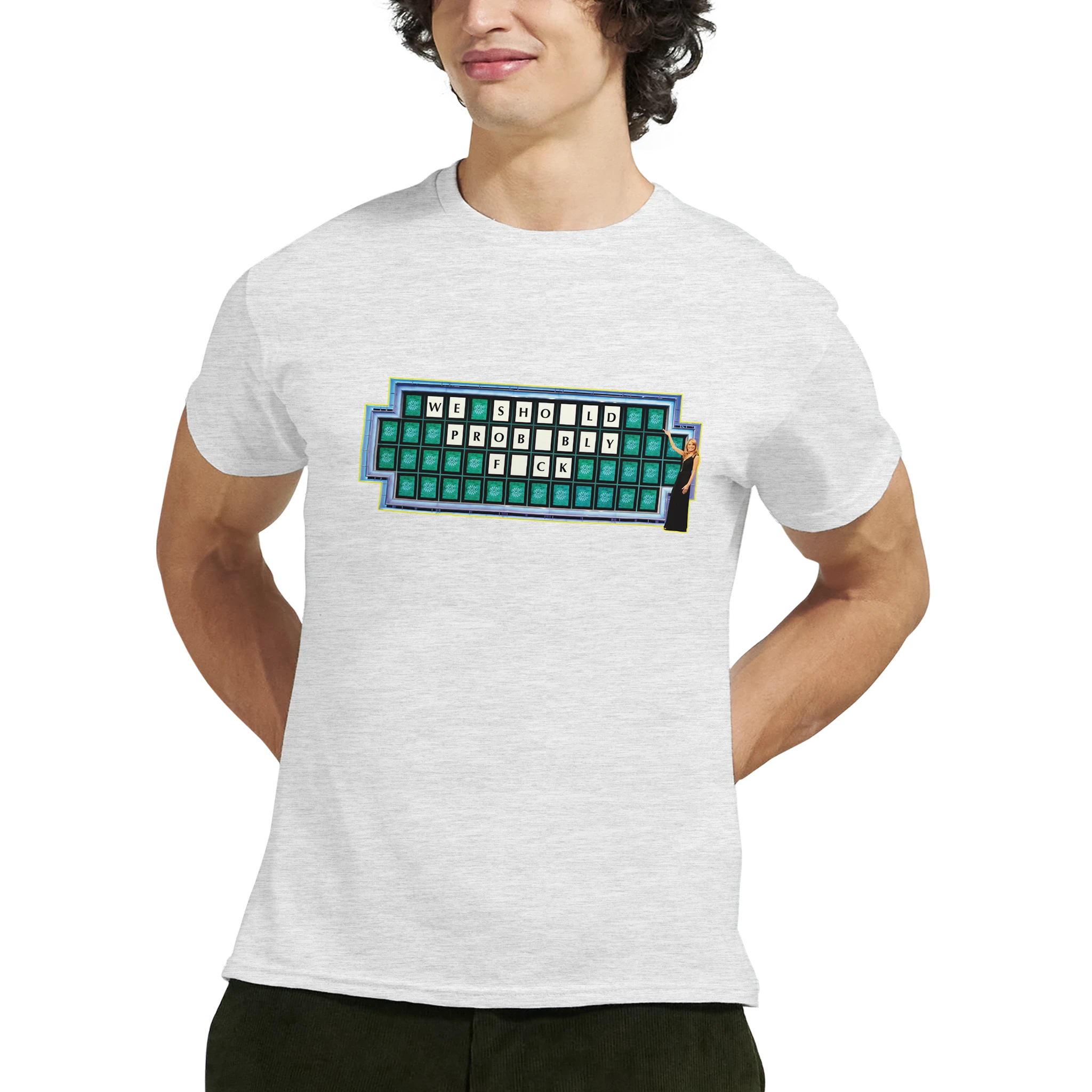 WE SHOULD PROBABLY FUCK ADULTY NOVELTY MEME TSHIRT