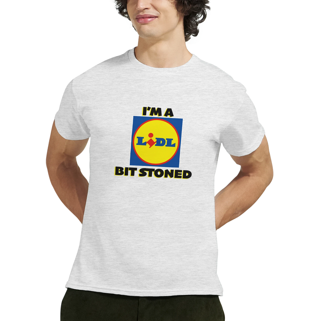im a lidl bit stoned adult novelty tshirt