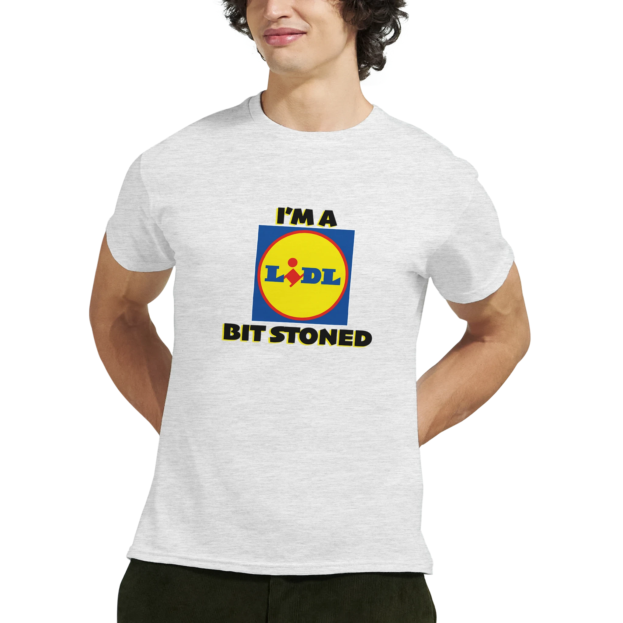 im a lidl bit stoned adult novelty tshirt