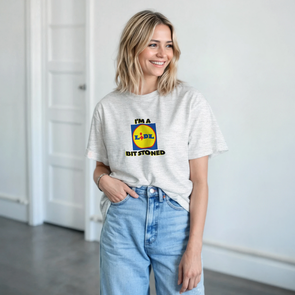 im a lidl bit stoned adult novelty tshirt ash grey 4