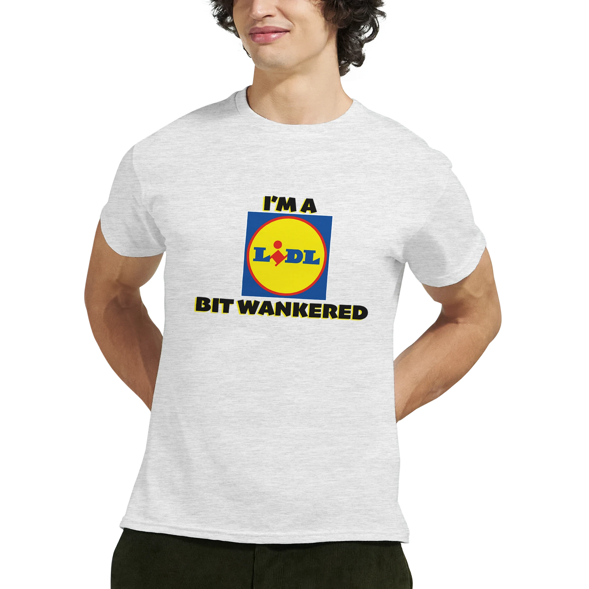 im a lidl bit wankered adult novelty tshirt ash grey 3