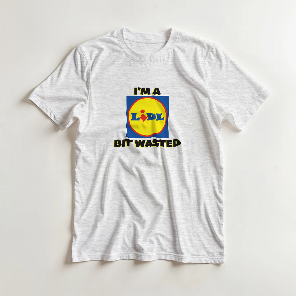 im a lidl bit wasted adult novelty tshirt ash grey 4