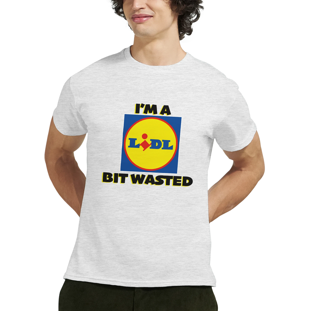 im a lidl bit wasted adult novelty tshirt ash grey 5