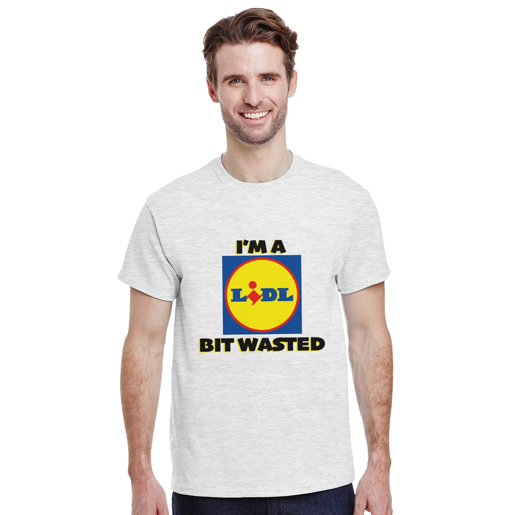 im a lidl bit wasted adult novelty tshirt ash grey 6