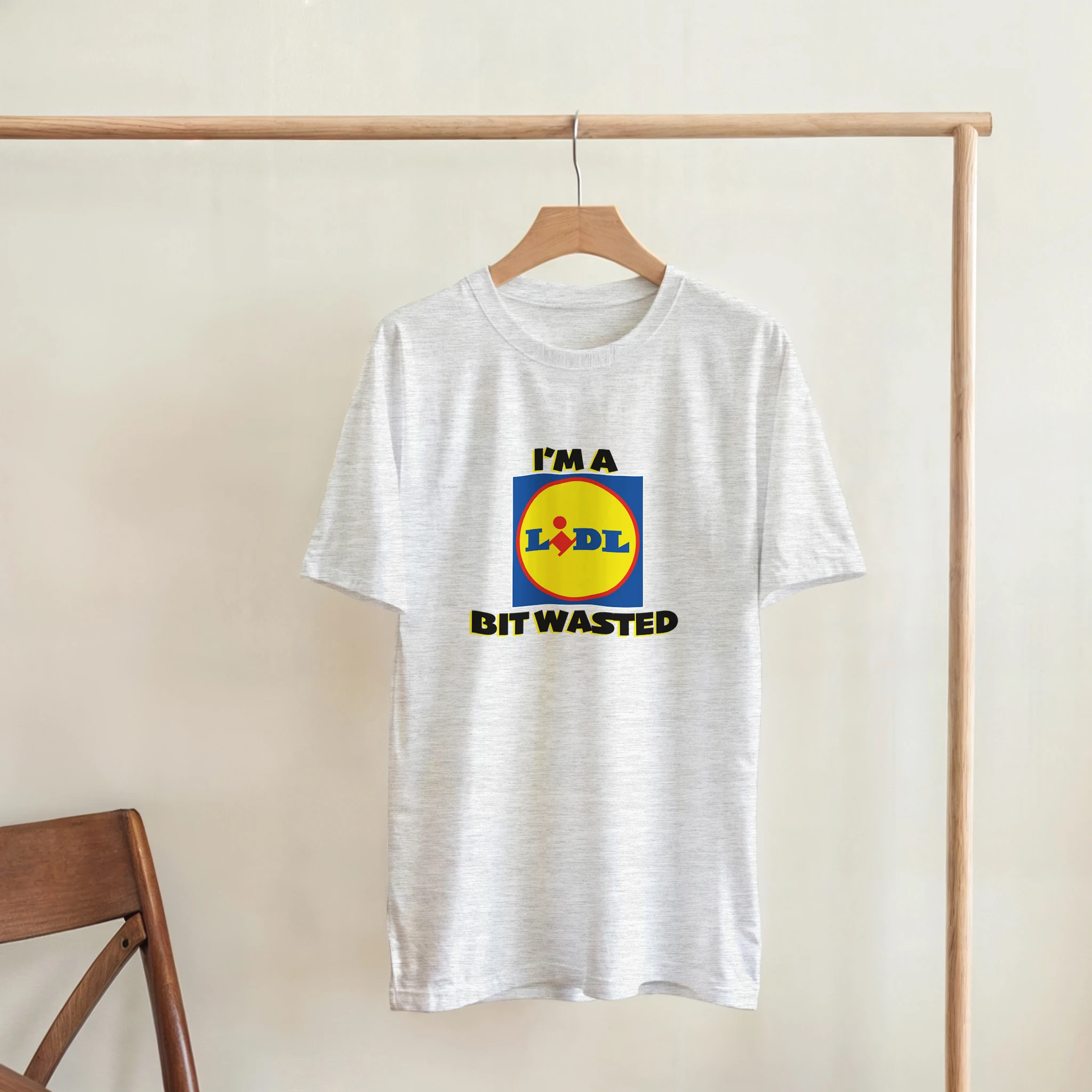 im a lidl bit wasted adult novelty tshirt ash grey 7