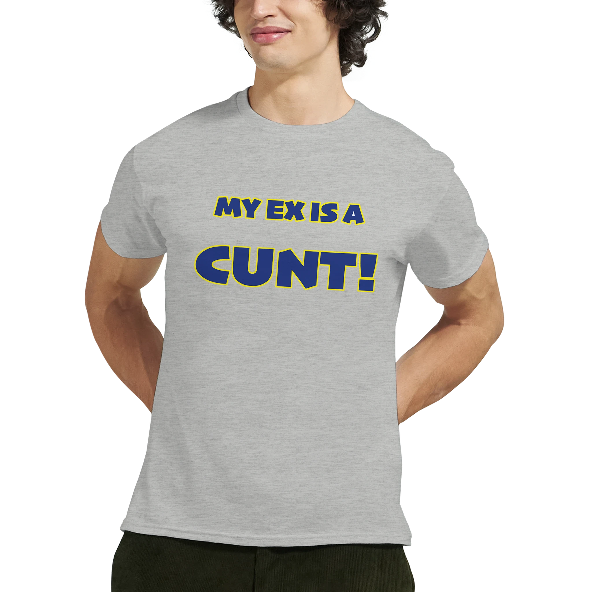 my ex is a cunt adult tshirt novelty