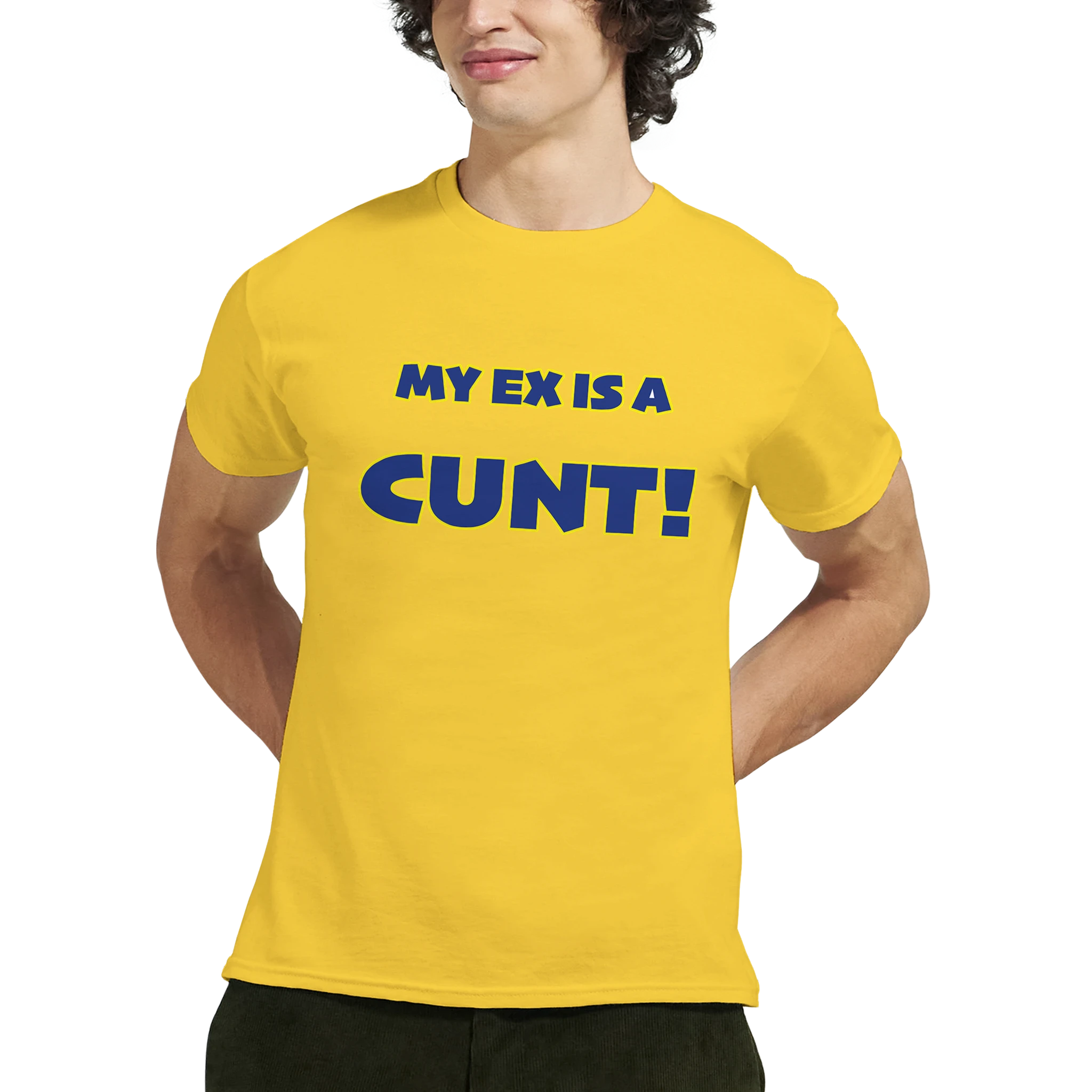 my ex is a cunt adult tshirt novelty daisy