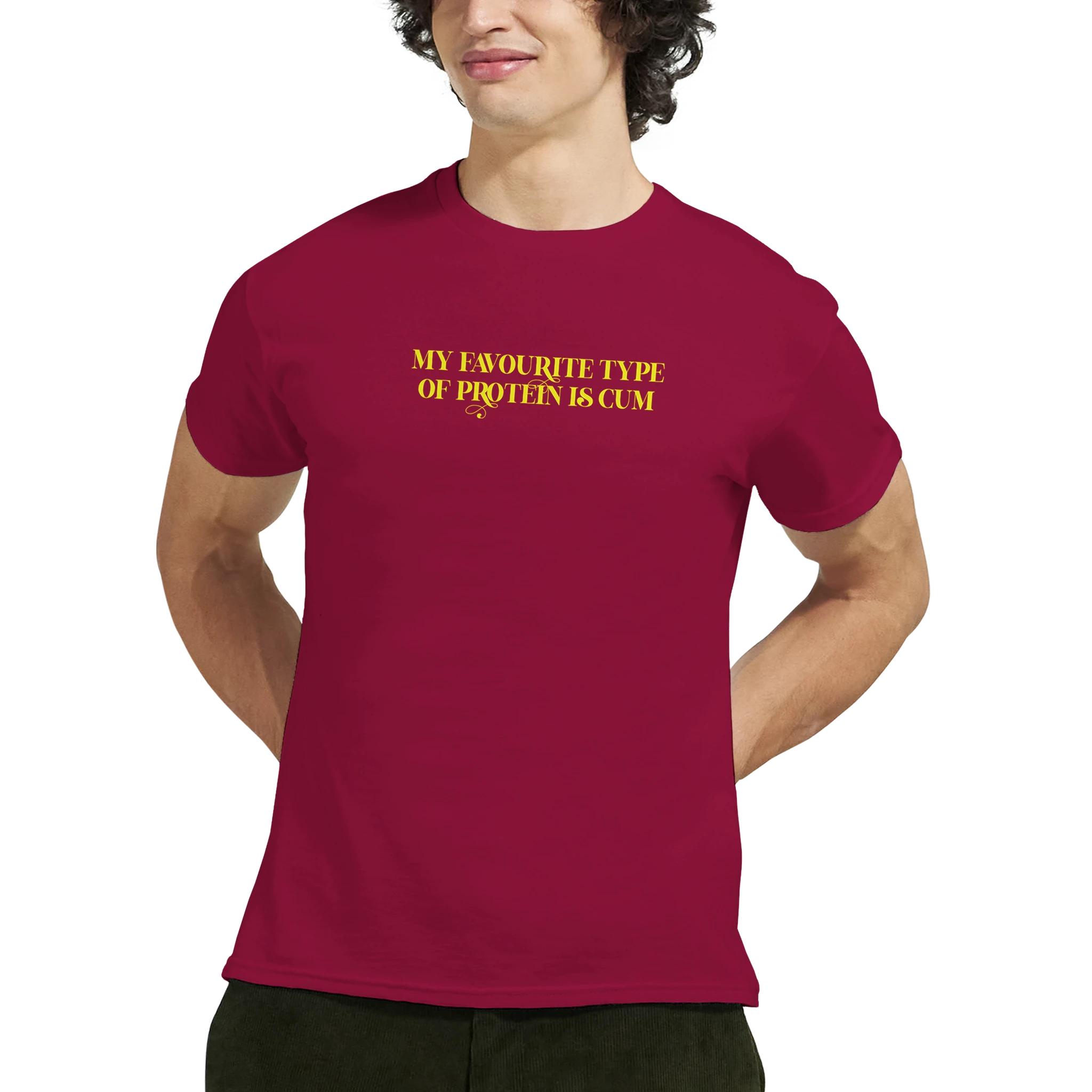 my favourite type of protein is cum adult novelthy tshirt sex red
