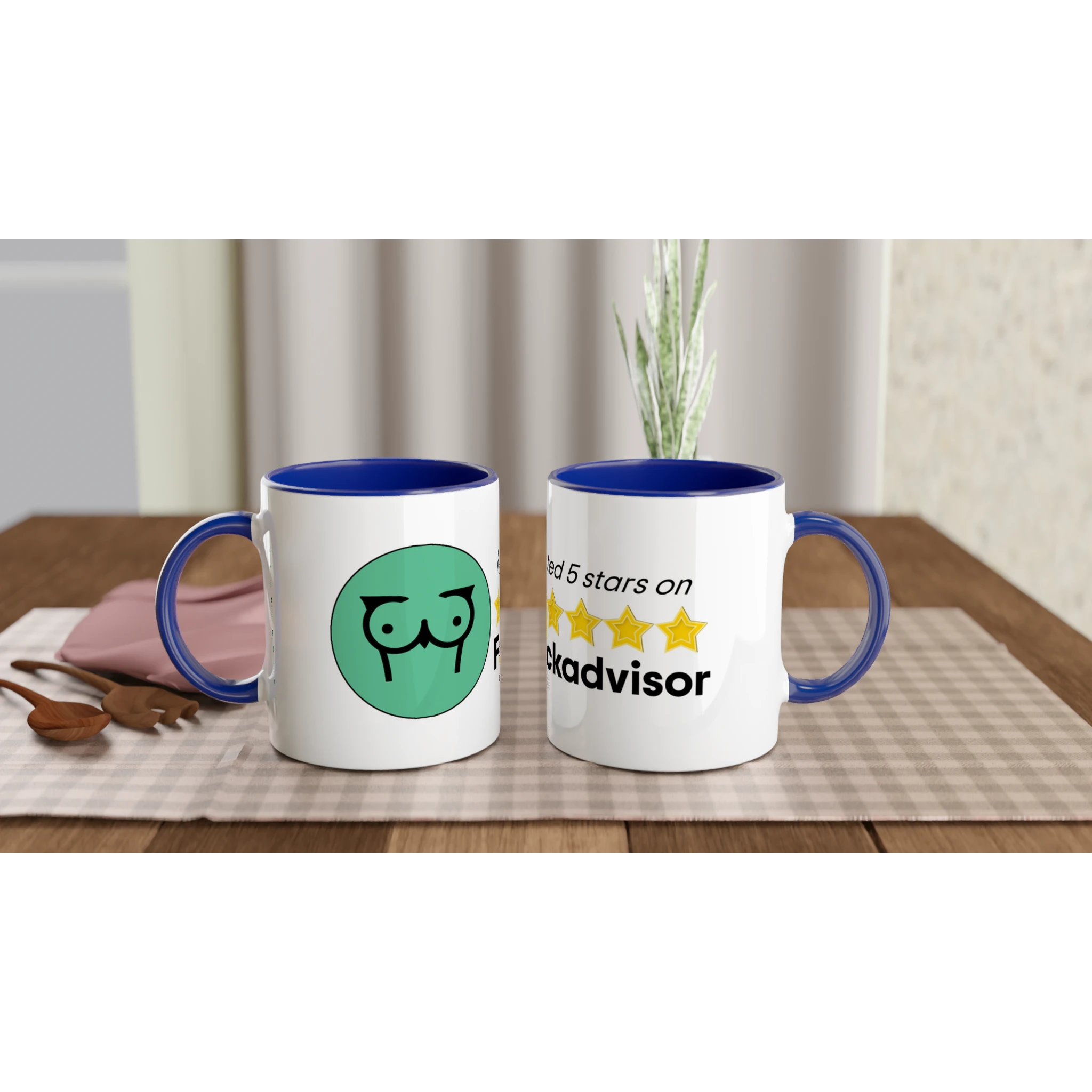 rated 5 stars on fuckadvisor novelty adult cup tea coffee blue