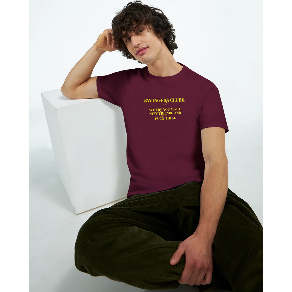 swingers clubs where you make new friends and fuck them adult novelty tshirt sex burgundy 7